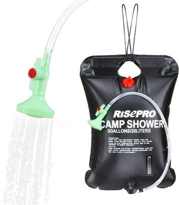 RISEPRO 5 Gallonen 20L Solar Duschsack Heizung Camping Duschsack Temperatur