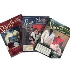 POLARFLEECE 3-Book Lot Sewing Polar Magic, More Adventures Nancy Cornwell VGC