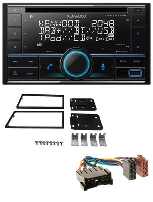 Kenwood CD 2DIN DAB USB MP3 Bluetooth Car Stereo for Kia Carens II 2002-2006