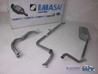 Imasaf Auspuffanlage Komplett für Fiat Panda 4X4 1.0 (141A) Ohne Kat 1986-1992