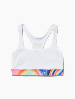 Calvin Klein Light Lined Bralette Modern Cotton BH Weiß Damen Unterwäsche