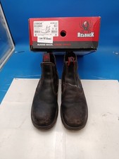Redback Men Easy Escape Elastic Sided Steel Toe Boot USBOK USED Tag Size 8
