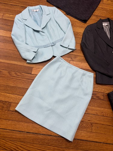 Tahari Women's 2PCS Suit Set *lot of 4* Skirt Pants Size 0p Petite Career - Picture 4 of 19