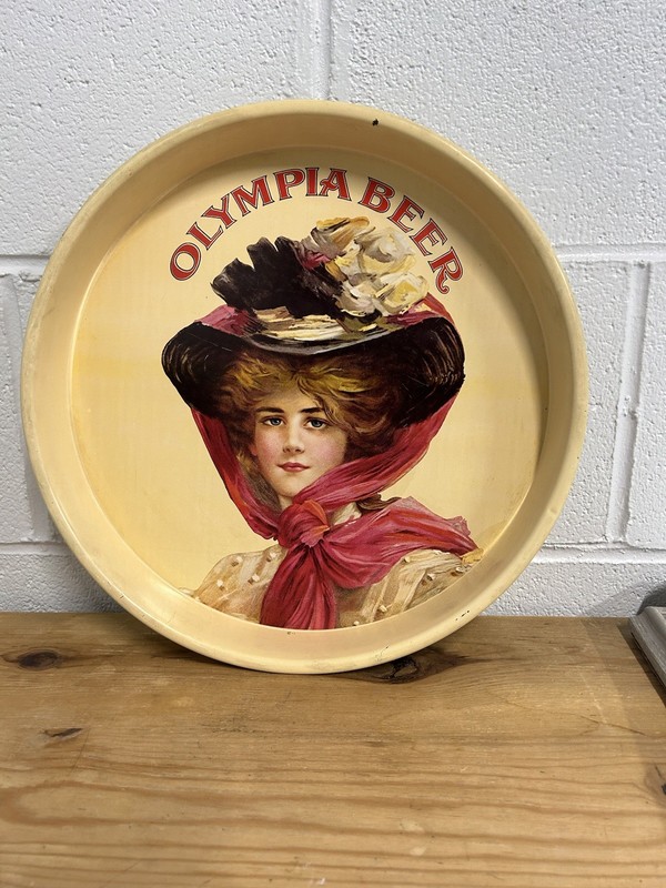 1972 Olympia Beer 12” Serving tray. Olympia Brewing Co. 