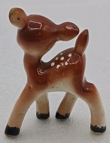 4er Set Porzellan Keramik Mini Hirsch Rehkitz Figuren JAPAN - Bild 9 von 21