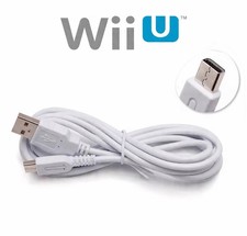 Nintendo Wii U GamePad Caricatore Cavo USB 1,2m Bianco Cavo di Ricambio