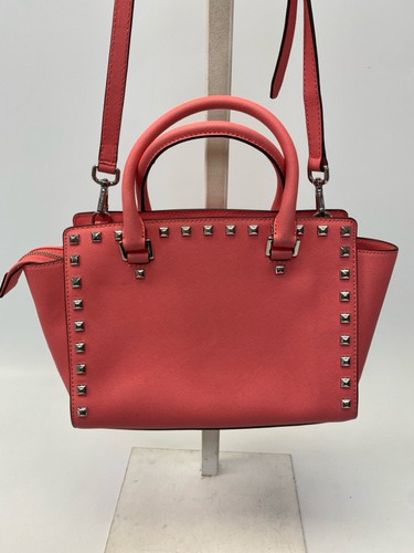 Sac à main clouté argent corail Michael Kors - Photo 3/5