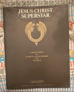 Jesus Christ Superstar 1970 Vintage Musical Score READ DETAILS