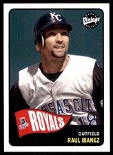 Raul Ibanez 2003 Upper Deck Vintage #186 Royals MLB READ FREE SHIP AutographDen
