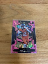 2025 Panini Select - Concourse RJ Harvey #10 Pink Shock Prizm (RC)