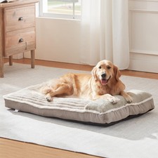 Dog Bed for Large Dogs, Dog Mattress with Pillow for Crate Kennel, Sofa pet B...