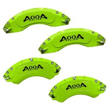 Caliper Covers Green Black Aluminum Brake Ford F-150 2018-2020 2WD 4WD Set of 4