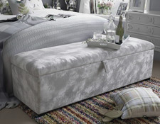 Top Quality Plain Ottoman Storage Box Bedding Blanket Storage  in Soft Plush