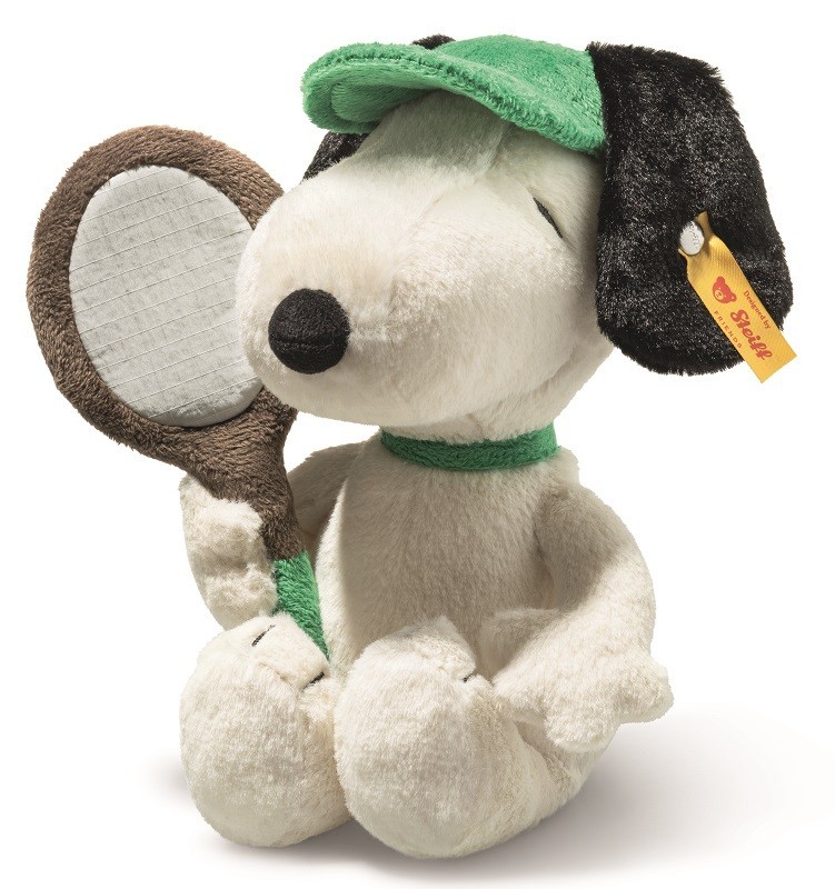 Steiff Snoopy Tennis Ace - Peanuts licensed soft toy dog -  024832