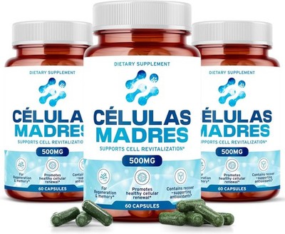 Stem Cell Supplements 500mg (180 Cap) Natural Anti-Aging & Longevity Support w