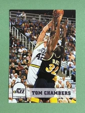 Tom Chambers 1993-94 Hoops Utah Jazz #412   R28