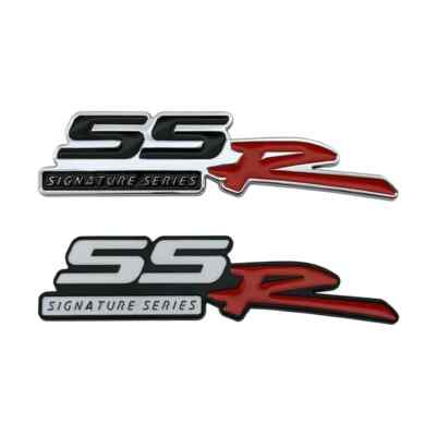 3d Metal SSR Car Rear Trunk Fender Emblem Badge Sticker Decal for Chevrolet SS R