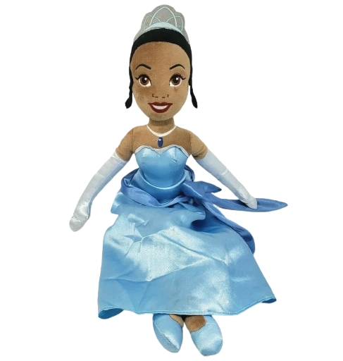 20 DISNEY STORE PRINCESS AND THE FROG TIANA BLUE STUFFED ANIMAL