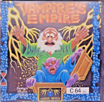 COMMODORE 64/128 -- VAMPIRE`S EMPIRE (MAGIC BYTES - DISK)
