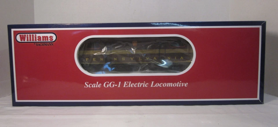 Williams 41851 Scale PRR GG-1 #4909 Tuscan 5 Stripe w/True Blast Plus Sounds NOS - Image 2 of 4