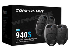 Compustar CSP940-S 1-Way LED G18 1500-ft Range Remote Start Keyless Entry System
