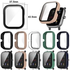 Tempered Glass Protector Screen Watch Case Cover For Amazfit Bip U / Bip U Pro