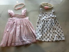 Girl - 12 Months Dress w/ Headbands