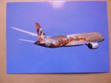 ETHIAD AIRWAYS B 787-9 A6-BLH / CARTE POSTALE