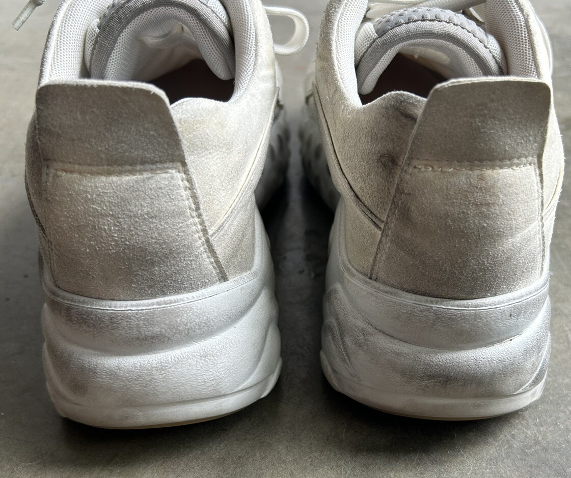 Acne Studios Rockaway Tumbled Suede Distressed Sneakers Acne Studios Rockaway Tumbled Suede Distressed Sneakers