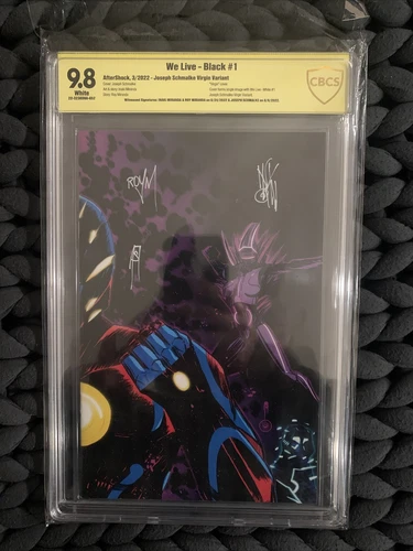 We Live Palladions Black #1 CBCS 9.8 Virgin Schmalke Variant LTD 100 Signed 3X
