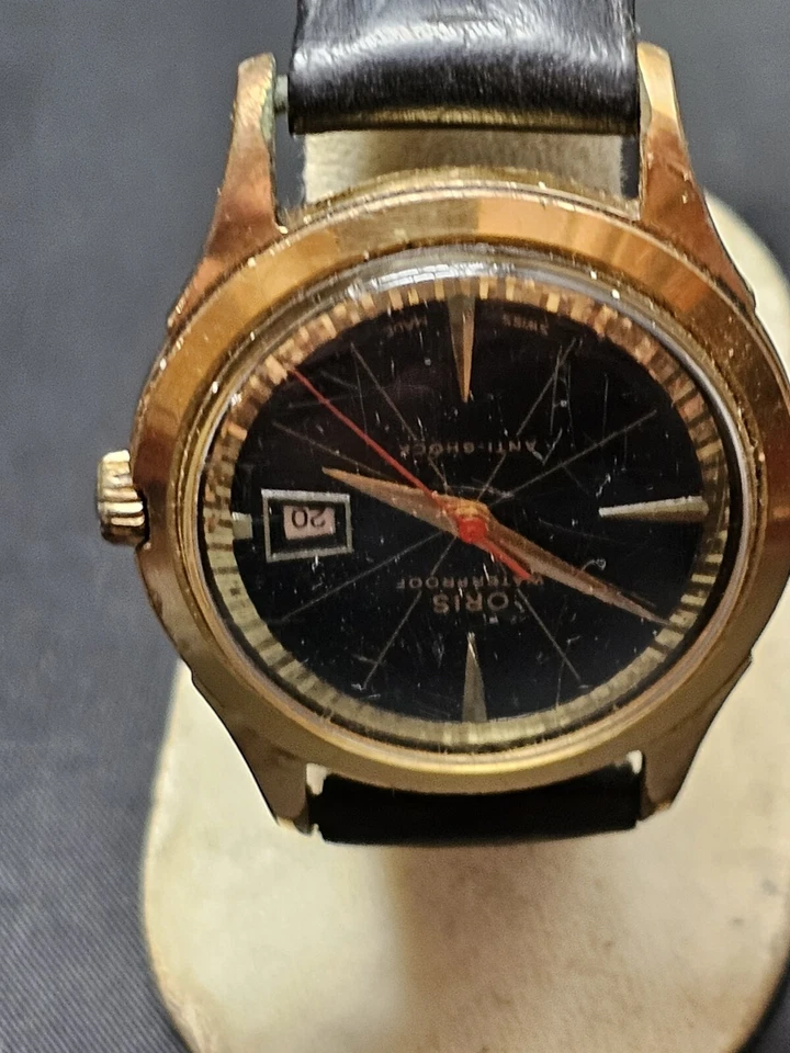 Reloj ORIS Hecho en Suiza Para Hombre Chapado en Oro Impermeable y Anti Golpes De Colección Foto 4 de 4
