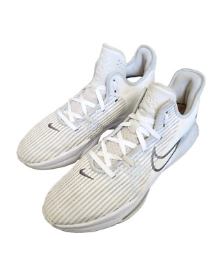 LEBRON WITNESS VI(6) SUMMIT WHITE METALLIC PEWTER BASKETBALL MENS SHOES Nike LeBron Witness VI 6 Summit White Metallic Pewter CZ4052  main image 3