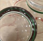 (6) Vintage Libbey Polka Dot Red Green Stripe Tumbler Cooler Glasses — photo 9