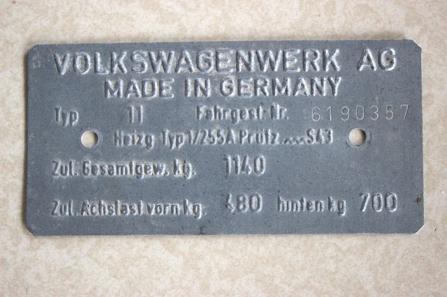 Volkswagen parts vin