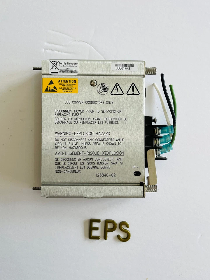 125840-02 | Bently Nevada | CA PIM 85-132VAC #K-1305 de baja tensión Foto 2 de 3