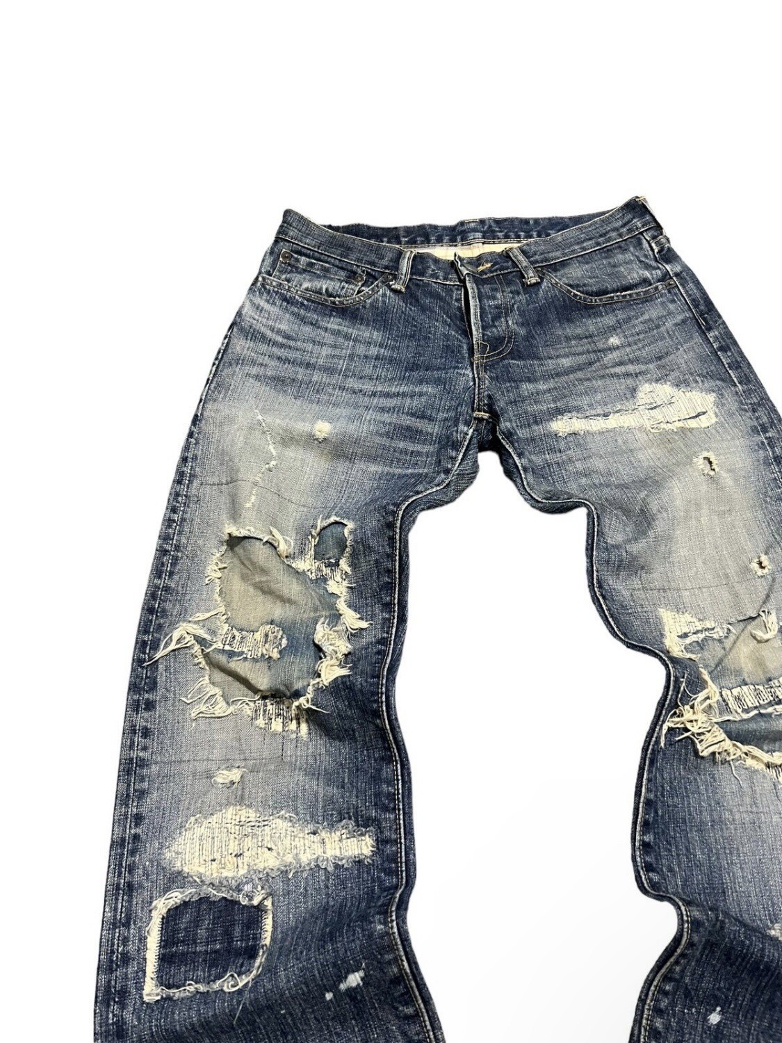 Eternal Repaired & Distressed Patchwork Japanese … - image 4