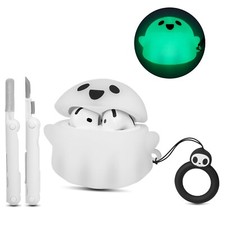 for Apple AirPods 4th Generation Case 2024 with Cleaner kit, Glow in The Dar...
