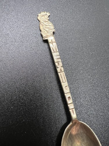 Vintage Sterlingsilber Mexiko Souvenir Löffel 3,5" - Bild 2 von 5