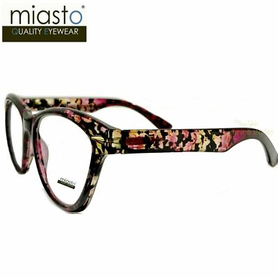 Reading Glasses Cute Big Glasses Frames ~2 PAIRS~ MIASTO WOMENS