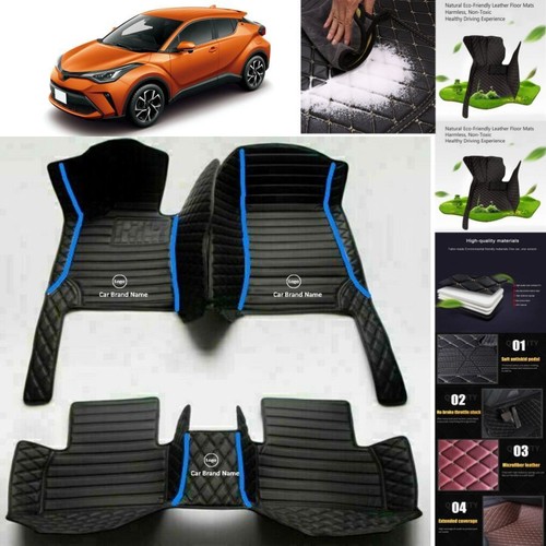 For Toyota RAV4 Car Floor Mats Carpets Custom Liners Luxury Handmade Waterproof - Imagen 10 de 33