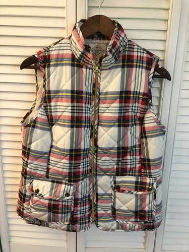St Johns Bay Womens Colorful Plaid 