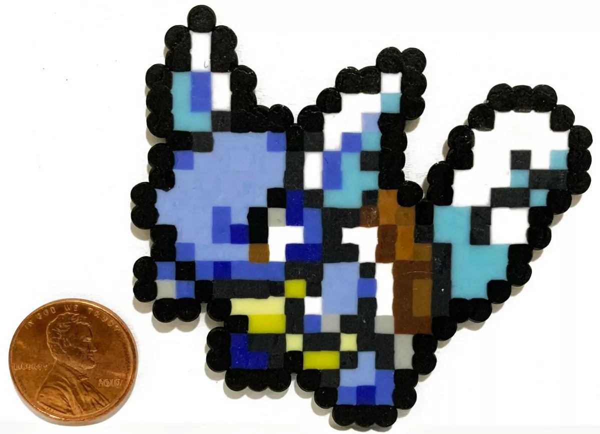 Super Sonic Sega the Hedgehog Mini Bead Sprite Perler Artkal Pixel