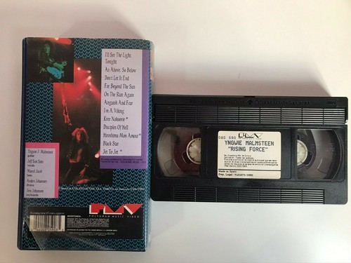 Ingwie Malmsteen's Vhs Tape Rising Force Live Unique And Very Rare - 第 2/2 張圖片