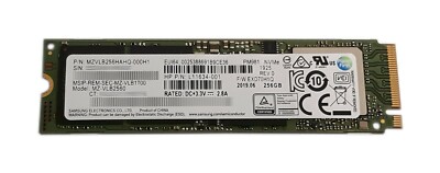 HP Samsung 256GB MZVLB256HAHQ-000H17 MZ-VLB2560 PM981 NVMe M.2 PCI-E L11634-001