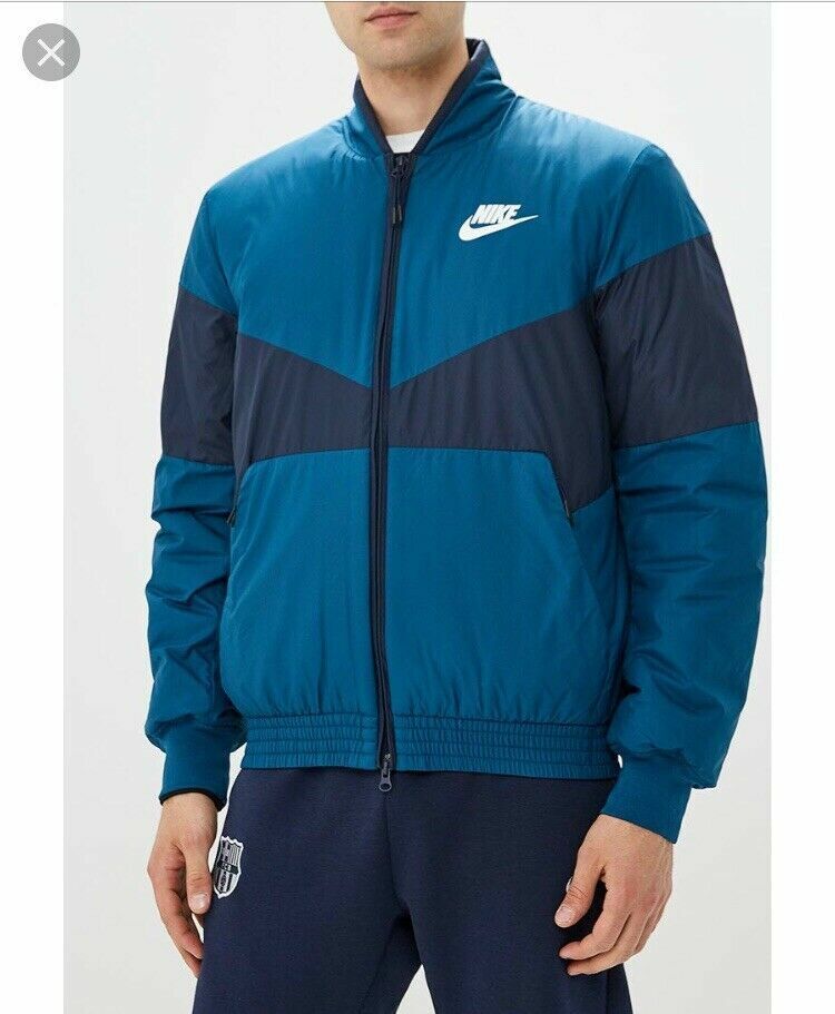 NIKE Sportswear Synthetic Fill Bomber Jacket Zip Fleece Winter Zip | eBay