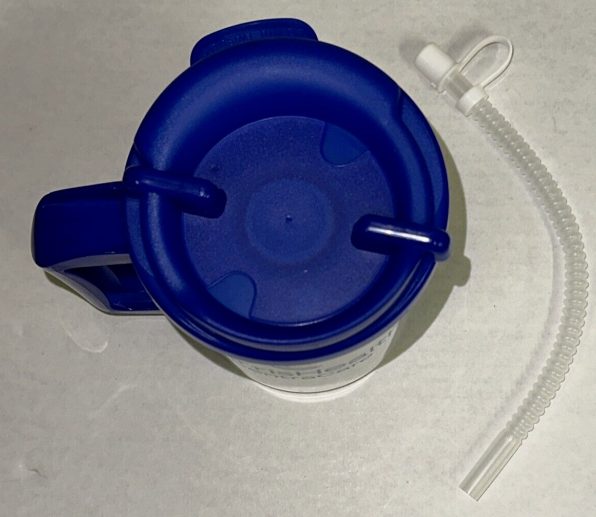 Carafe 18Oz/550 cc/ml Graduated Straw Whirley Drink Works Hospital Cup Mug H2O