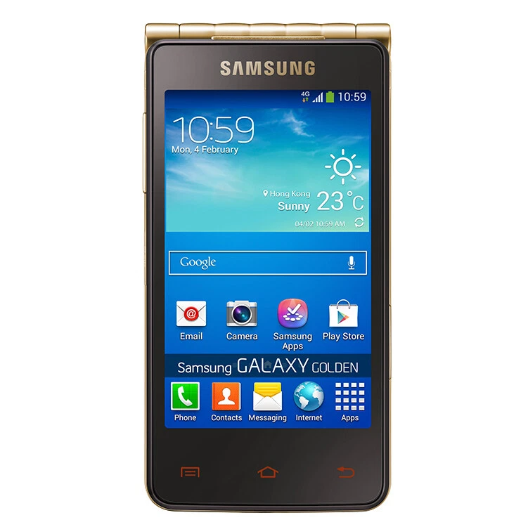 Unlocked Original Samsung Galaxy Golden I9235 3G 2-Screen Wifi Flip Smartphone - Image 4 of 4