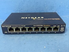 "LOT OF 3" NetGear FS108 External Fast Ethernet Switch 8-Port 10/100Mbps