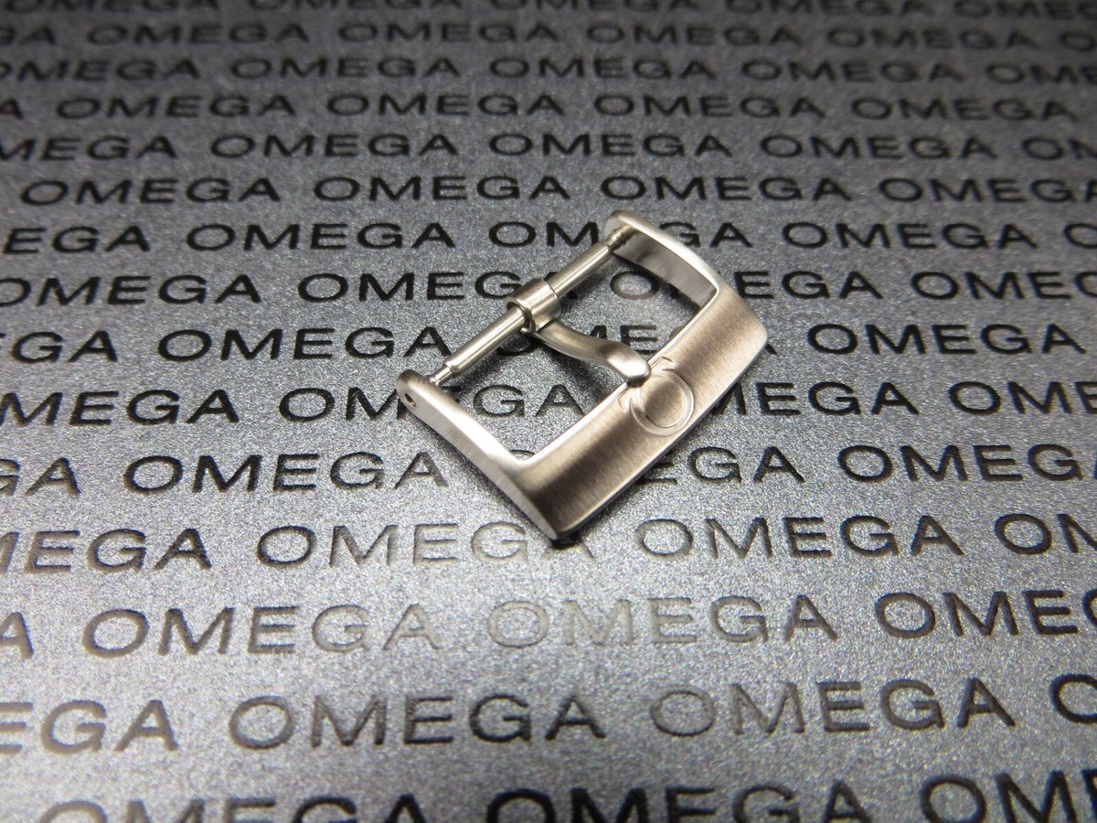 New 18mm Authentic OMEGA Stainless Steel Tang Buckle Brush