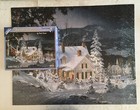 WHITE MOUNTAIN PUZZLE “FRIENDS IN WINTER” 1000 PIECES COMPLETE — photo 3